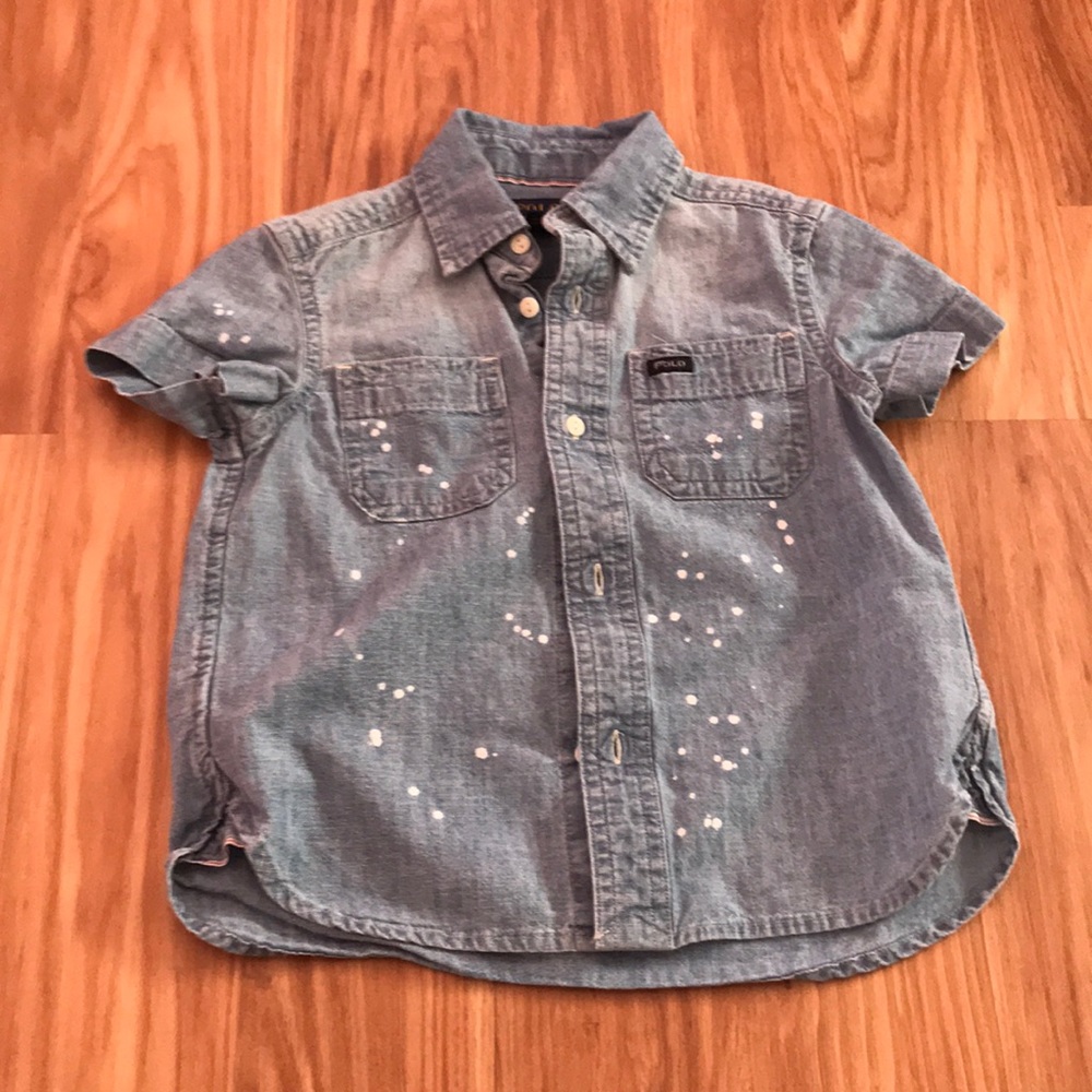 Toddler Boy's RL Button down